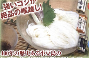 いいもの通信　素材にこだわった小豆島の手延素麺のご紹介（7月15日締切）